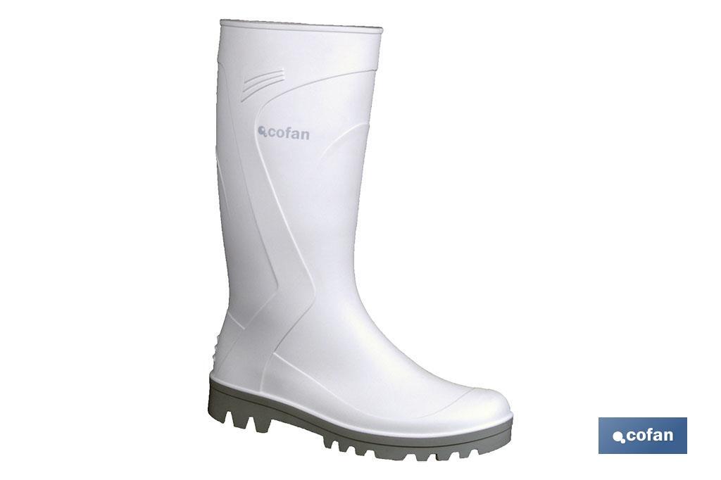 BOTA AGUA PVC BLANCA TALLA 45