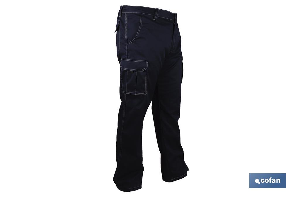 PANTALÓN DE TRABAJO TIPO DENIM MODELO GRASBERG 240 G/M2 AZUL TALLA 54