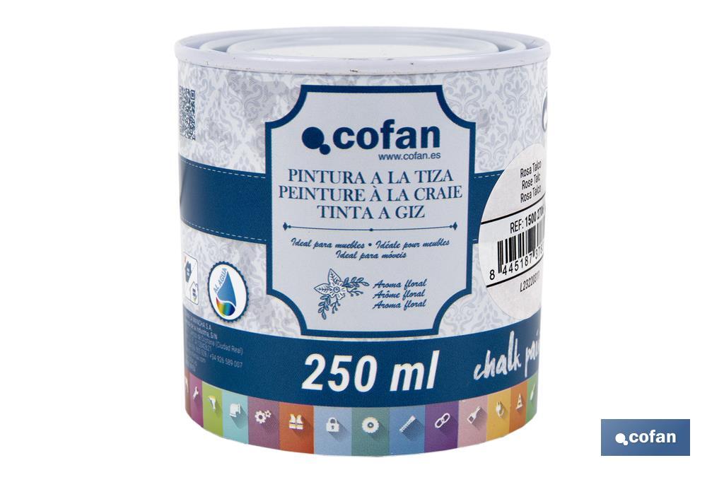 PINTURA A LA TIZA, CHALK PAINT, ROSA TALCO 250 ML