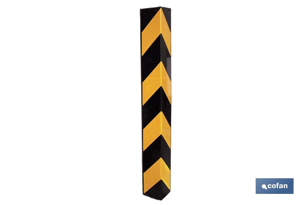 ESQUINERO RECTO 800X100X10MM AMAR/NEGRO (PACK: 1 UDS) ESQUINERO RECTO 800X100X10MM AMAR/NEGRO (PACK: 1 UDS)