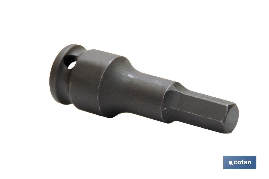 VASO IMPACTO 3/8 HEXAG. MACHO 6 MM (PACK: 1 UDS) VASO IMPACTO 3/8 HEXAG. MACHO 6 MM (PACK: 1 UDS)
