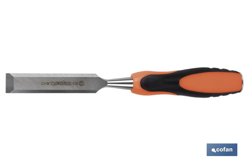 FORMÓN CON MANGO BIMATERIAL ANCHO DE CORTE 22 MM (PACK: 1 UDS) FORMÓN CON MANGO BIMATERIAL ANCHO DE CORTE 22 MM (PACK: 1 UDS)