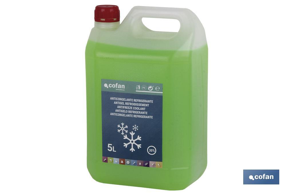 ANTICONGELANTE-REFRIGERANTE 30% 5 L (PACK: 1 UDS) ANTICONGELANTE-REFRIGERANTE 30% 5 L (PACK: 1 UDS)