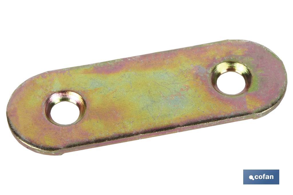 PLACA DE UNIÓN 95 X 20 MM (PACK: 40 UDS) PLACA DE UNIÓN 95 X 20 MM (PACK: 40 UDS)