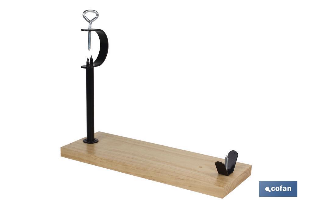 SOPORTE JAMONERO TUBO METAL MODELO SERRANO (PACK: 1 UDS) SOPORTE JAMONERO TUBO METAL MODELO SERRANO (PACK: 1 UDS)