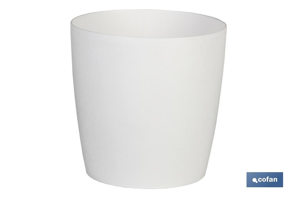 MACETA CAMELIA COLOR BLANCO 30X28cm (PACK: 6 UDS) MACETA CAMELIA COLOR BLANCO 30X28cm (PACK: 6 UDS)