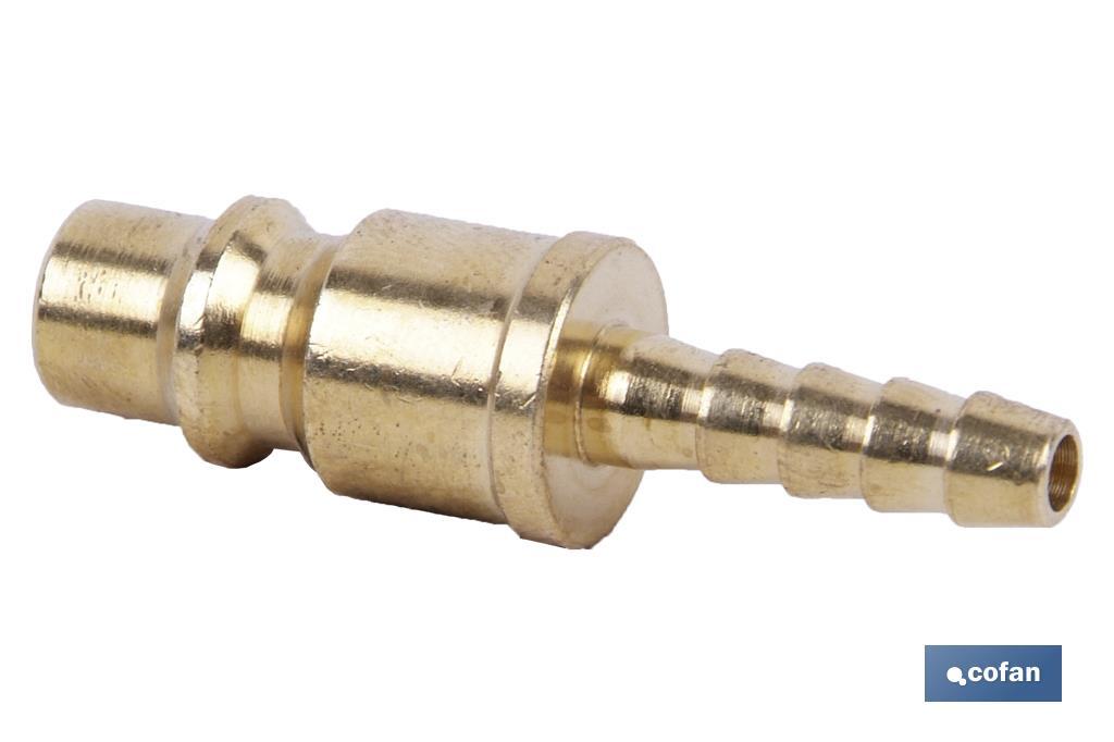 CONECTOR AIRE ESPIGA TUBO 8 MM GRAN CAUDAL (PACK: 1 UDS)