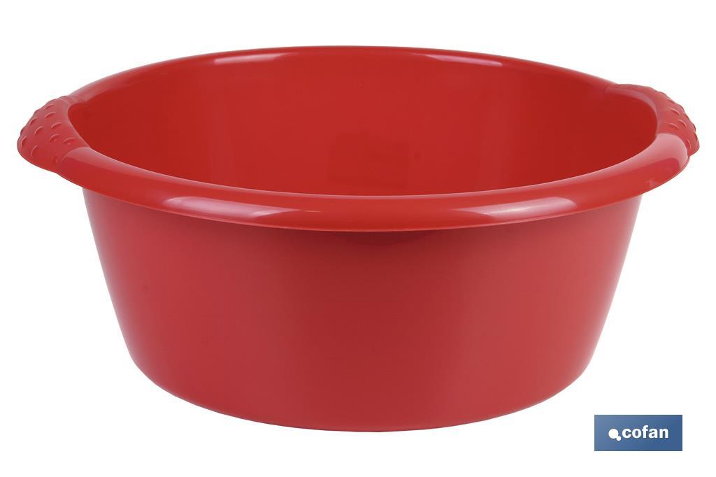 BARREÑO ROJO MODELO UDAI 15L  45x16cm (PACK: 1 UDS)