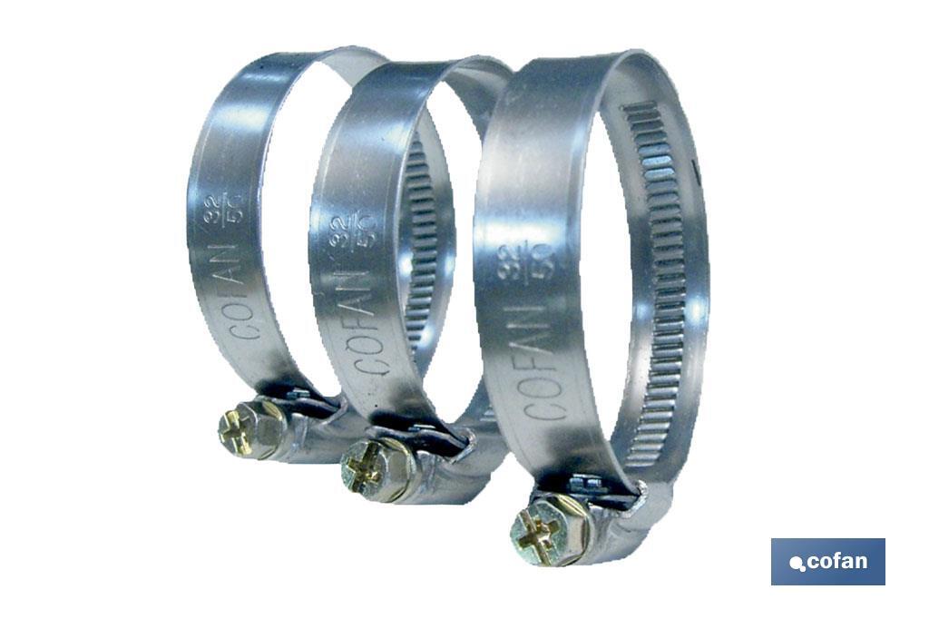 ABRAZADERA METÁLICA BANDA 9mm 70-90 (PACK: 50 UDS) ABRAZADERA METÁLICA BANDA 9mm 70-90 (PACK: 50 UDS)