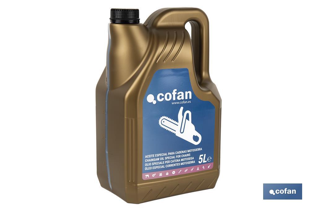 ACEITE ESPECIAL CADENAS MOTOSIERRA 5L (PACK: 1 UDS)