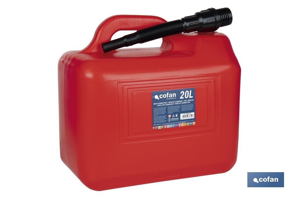 BIDON DE COMBUSTIBLE 20LTS. (PACK: 1 UDS) BIDON DE COMBUSTIBLE 20LTS. (PACK: 1 UDS)