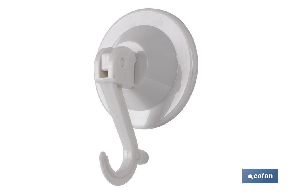 1 UD COLGADOR VENTOSA CIERRE SEGURIDAD Ø59mm (PACK: 1 UDS) 1 UD COLGADOR VENTOSA CIERRE SEGURIDAD Ø59mm (PACK: 1 UDS)