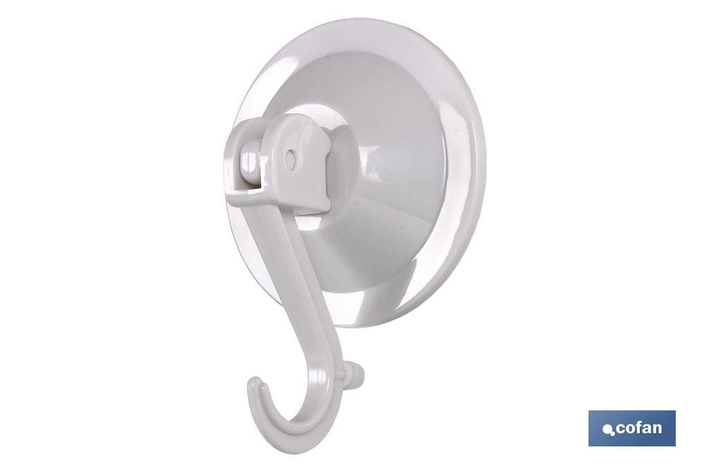 1 UD COLGADOR VENTOSA CIERRE SEGURIDAD Ø77mm (PACK: 1 UDS) 1 UD COLGADOR VENTOSA CIERRE SEGURIDAD Ø77mm (PACK: 1 UDS)