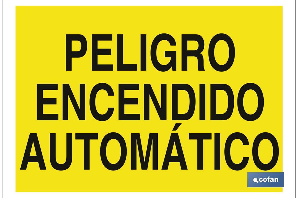 Peligro encendido automático