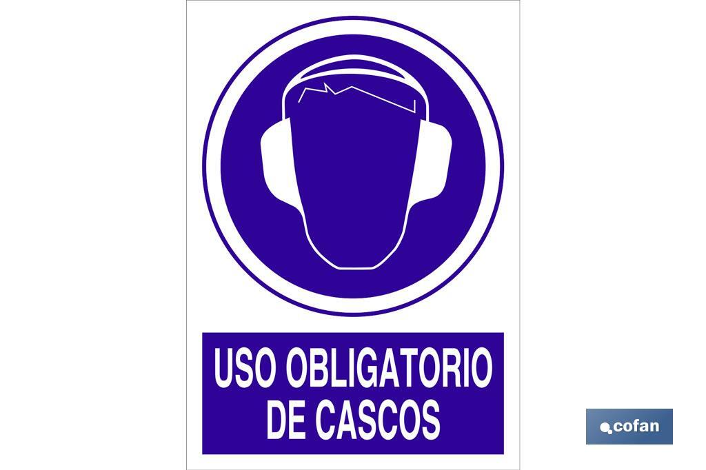 Uso obligatorio de cascos